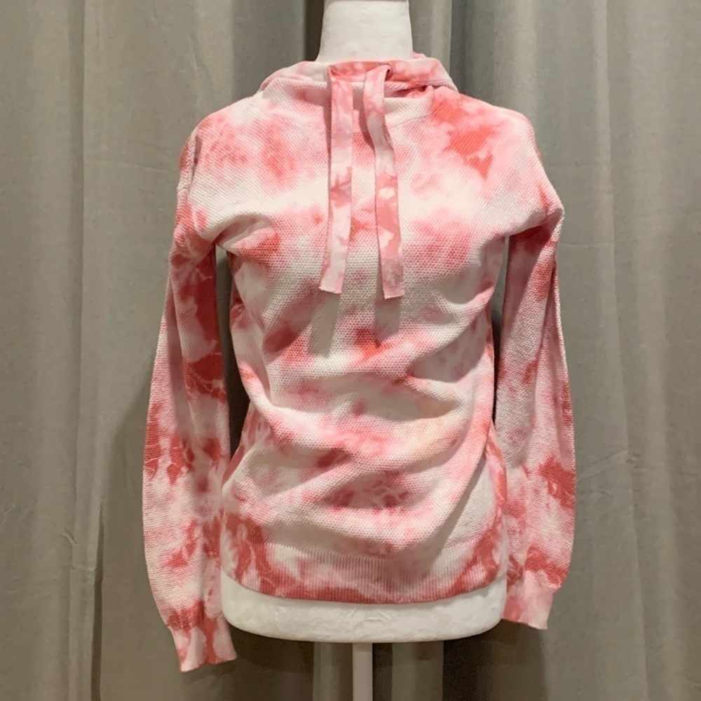 Vince Camuto Hooded Tie-dye Pullover Size XXS - NWOT